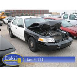 2004 FORD CROWN VIC POLICE CAR,