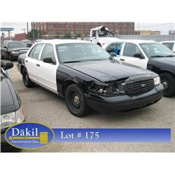 2000 FORD CROWN VIC POLICE CAR,