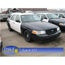 2002 FORD CROWN VIC POLICE CAR,