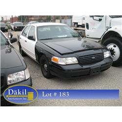 1999 FORD CROWN VIC POLICE CAR,