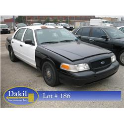 2003 FORD CROWN VIC POLICE CAR,