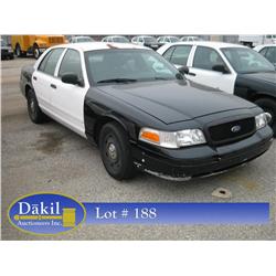 2004 FORD CROWN VIC POLICE CAR,
