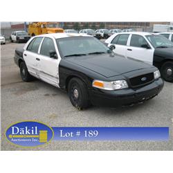 2004 FORD CROWN VIC POLICE CAR,