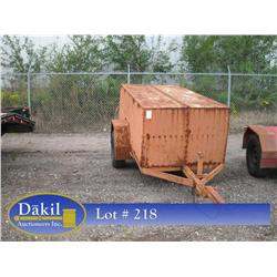 SINGLE AXLE BOX TRAILER