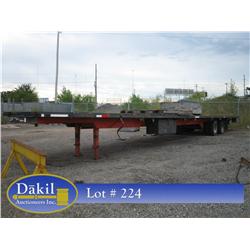 1985 HOMD FLATBED TRAILER