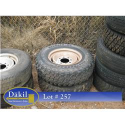 245/75 R16 TIRES & WHEELS (2X);