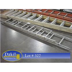 14' ALUMINUM EXTENSION LADDER;