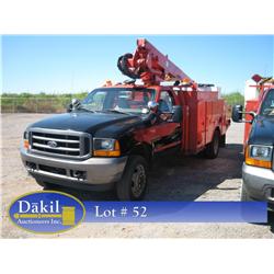 2001 FORD F-550 XL SUPERDUTY BUCKET TRUCK,