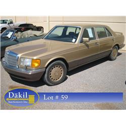 1987 MERCEDES   420SEL