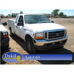 2001 FORD F250 XLT SUPER DUTY EXTENED CAB,