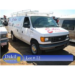 2003 FORD E-350 VAN,