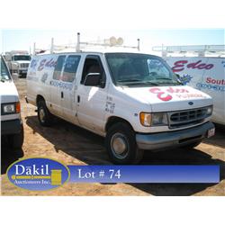 2001 FORD E-350 VAN,