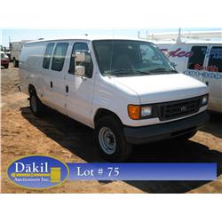 2004 FORD CARGO VAN