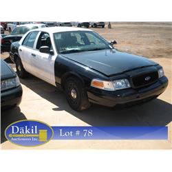 2004 FORD CROWN VIC POLICE CAR,