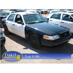 2003 FORD CROWN VIC POLICE CAR,