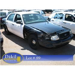 2002 FORD CROWN VIC POLICE CAR,