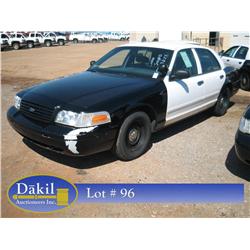 2002 FORD CROWN VIC POLICE CAR,