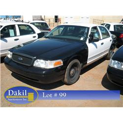 2001 FORD CROWN VIC POLICE CAR,