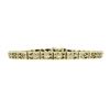 Image 3 : Antique Art Deco Rare 14k Yellow Gold 7" 5.2mm Open Filigree Work Line Bracelet