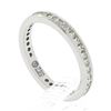 Image 9 : 18k White Gold 0.80 ctw Channel Princess Diamond Eternity Stack Wedding Band Rin