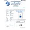 Image 4 : 5.41 ctw Blue Sapphire and 1.34 ctw Diamond Platinum Pendant (GIA CERTIFIED)