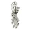 Image 2 : Vintage Platinum Gia 8.2 ctw Diamond Large Flower Statement Pin Brooch Pendant