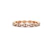 Image 1 : 18kt RG Diamond Eternity Ring