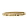 Image 4 : Antique 14k Yellow Gold Detailed Engraved Floral Work Eternity Stack Band Ring