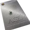 Image 1 : Vintage Platinum 5.2 ctw AGL Square Step Colombian Emerald & Diamond Platter Rin