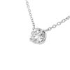Image 3 : 0.93 ct. Diamond Solitaire Necklace - 14KT White Gold