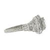 Image 6 : Antique Classic Art Deco Platinum 1.64 ctw GIA Old Diamond Pyramid Engagement Ri