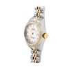 Image 3 : Rolex Ladies Two Tone Quickset White Roman Yellow Gold Diamond Bezel Datejust Wi