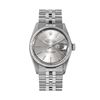 Image 2 : Rolex Mens Stainless Steel 36MM Silver Index White Gold Fluted Bezel Datejust Wr