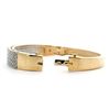Image 3 : 14KT Yellow Gold 3.50 ctw Diamond Bangle Bracelet
