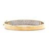 Image 5 : 14KT Yellow Gold 3.50 ctw Diamond Bangle Bracelet