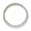 Image 8 : 18k White Gold 1.44 ctw Round Brilliant Diamond Open Center Eternity Band Ring