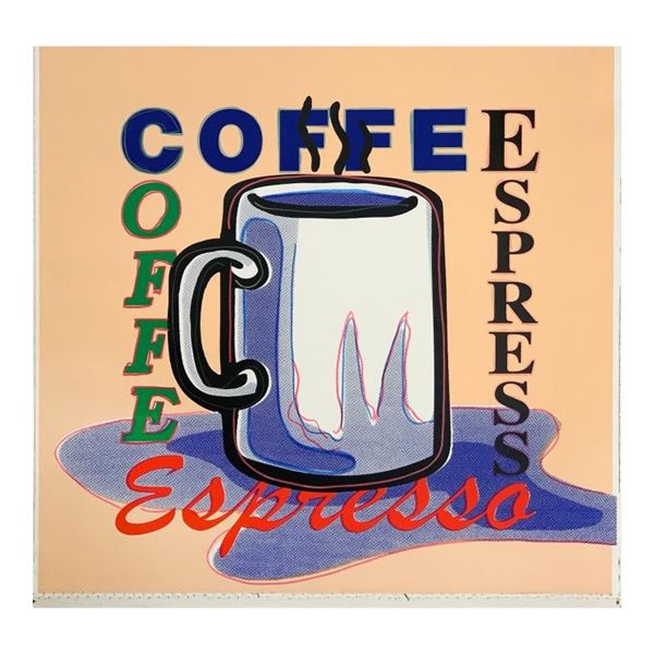 ESPRESSO by Steve Kaufman (1960-2010)