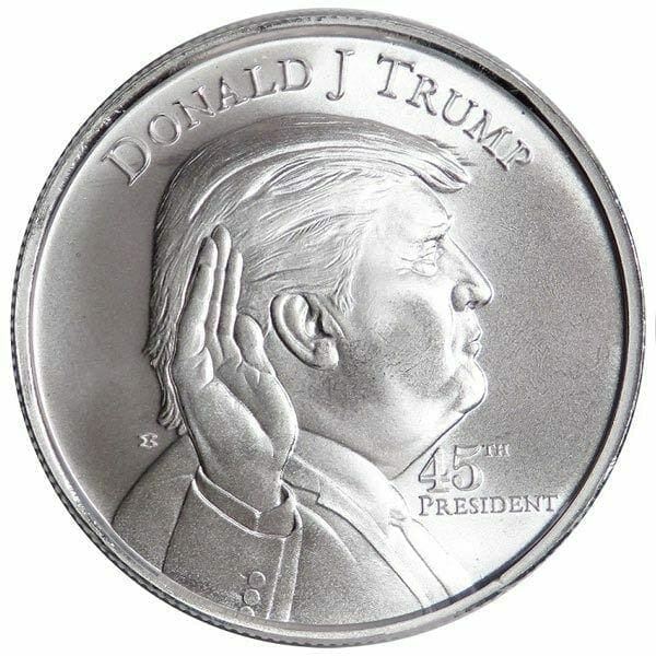 Donald Trump 45th President 1oz .999 Fine Silver Coin