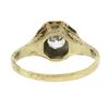 Image 7 : Antique 14k TT Gold .40 ctw Old European Cut Diamond Solitaire Engagement Ring