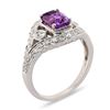 Image 3 : 1.49 ctw Pink Sapphire and 0.56 ctw Diamond 18K White Gold Ring