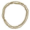 Image 5 : Classic Yellow Gold 46" 4mm Thick Layerable Rope Link Chain Necklace