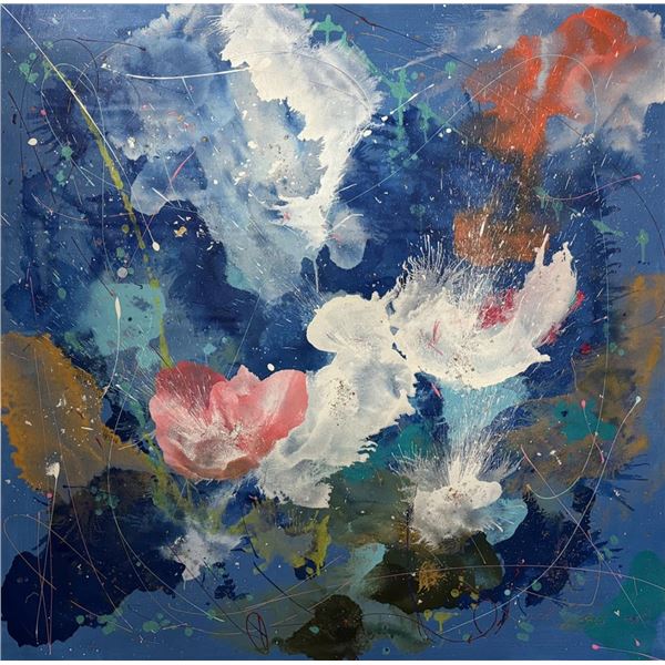 Blush Amidst the Blue by Azarin