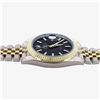 Image 4 : Mens 18K Two Tone Yellow Gold And Stainless Steel Black Index 41MM Datejust With