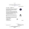 Image 5 : 16.38 ctw Tanzanite and 3.30 ctw Diamond Ring - Platinum