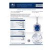 Image 4 : 9.22 ctw Tanzanite and 0.85 ctw Diamond Platinum Pendant (GIA CERTIFIED)