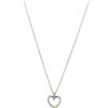 Image 6 : 14kt WG Heart Pendant with chain