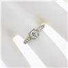 Image 3 : Vintage 14k Gold Palladium .54 ctw Old European Diamond Solitaire Engagement Rin