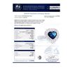 Image 4 : 1.85 ctw Heart Shaped Blue Sapphire and 0.67 ctw Diamond Platinum Ring (GIA CERT