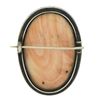 Image 4 : Antique Silver GIA DETAILED Carved Coral Cameo Seed Pearl Halo Frame Pin Brooch