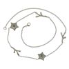 Image 4 : Tiffany & Co. 18k Gold Diamond Starfish Station Necklace w/ Stud Earrings Set